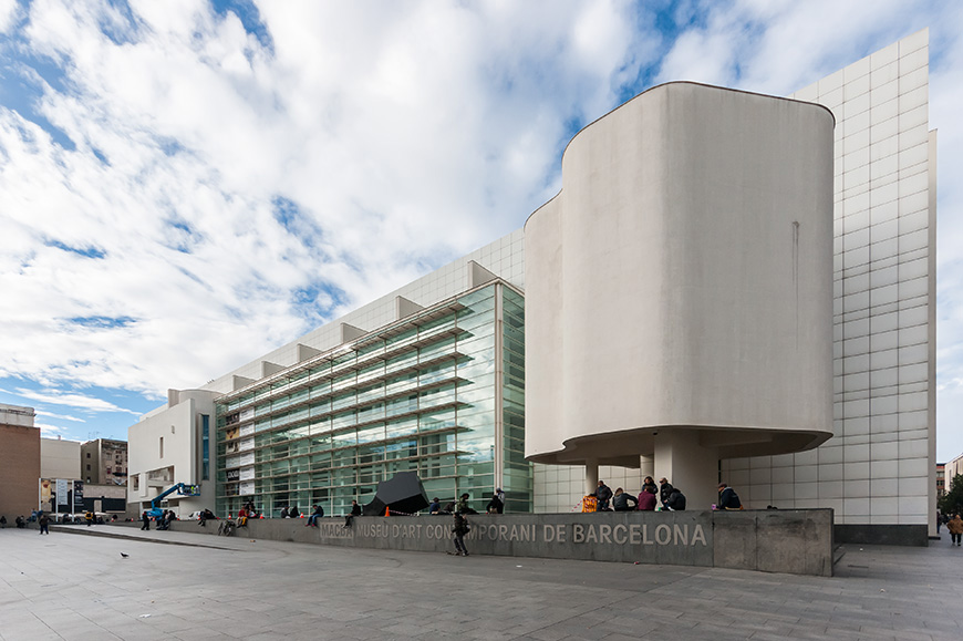 MACBA museum Barcelona exterior ph. Riccardo Bianchini Inexhibit 2