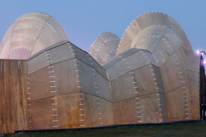 The Velvet State Pavilion in Roskilde by SHJWORKS