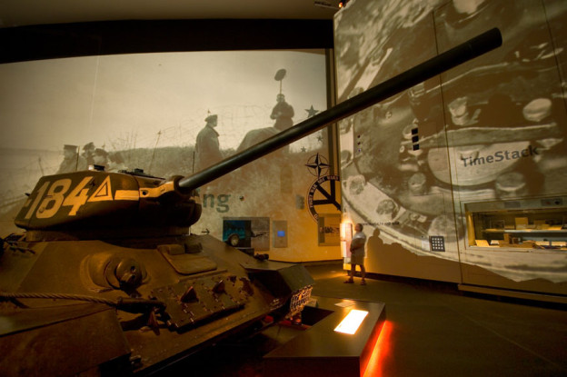 Imperial War Museum North Manchester Daniel Libeskind Inexhibit   IWM Imperial War Museum North Manchester Permanent Exhibition 01 624x415 