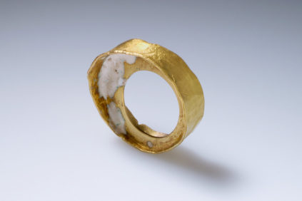 A3 gold and enamel ring patrizia-bonati