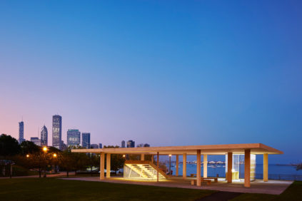 Chicago Horizon CLT timber pavilion Ultramoderne 03